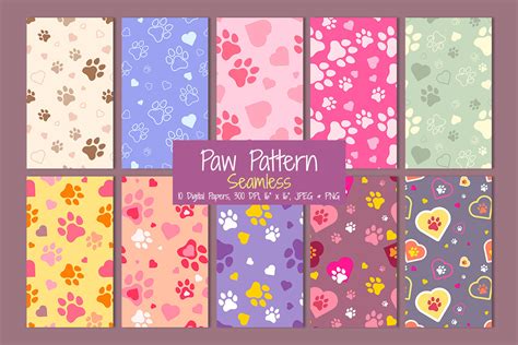 Paw Seamless Pattern Graphic by TukTuk Design · Creative Fabrica