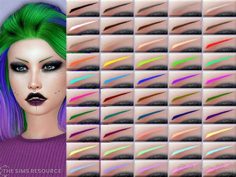 The Sims Resource Eyebrows N8 Kalma