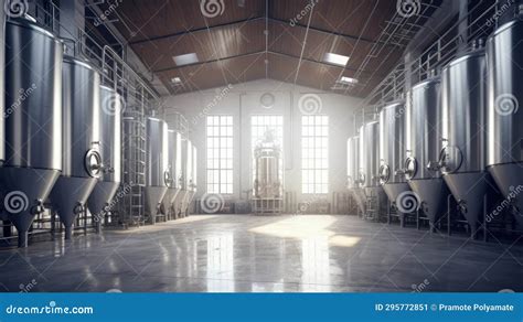 Brewery Or Alcohol Production Factory Large Steel Fermentation Tanks