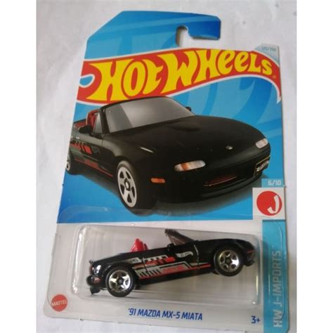 Hotwheels Mazda Mx Miata Black Case E Shopee Malaysia