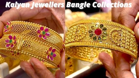 K Gold Bangles From Kalyan Jewellers South India Jewels K Gold