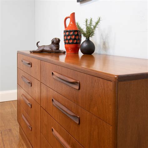 Vintage Retro Teak Gplan Chest Of Drawers Drawers