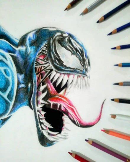 Venom Drawing Realistic