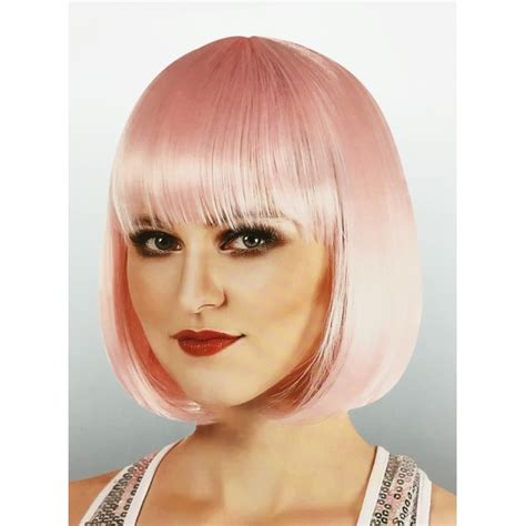 Light Pink Bob Natural Look Wigs