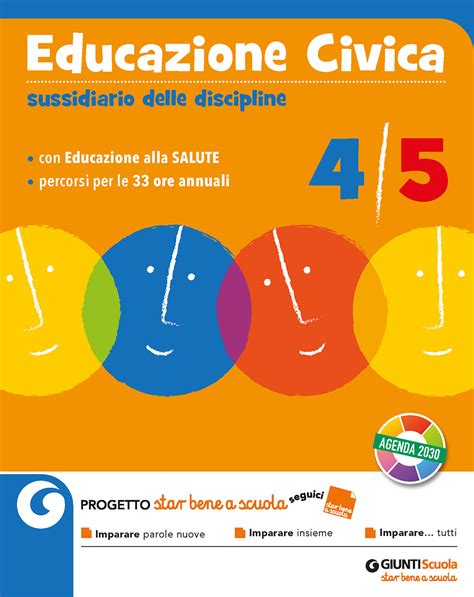 Sussidiario Delle Discipline Educazione Civica Cl 4 5 Giunti Scuola