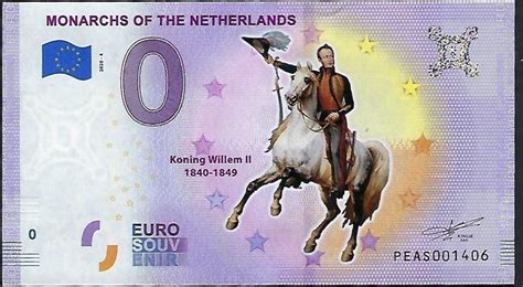 0 Euro Biljetten 0 Euro Biljet Nederland 2020 Monarchs Of The