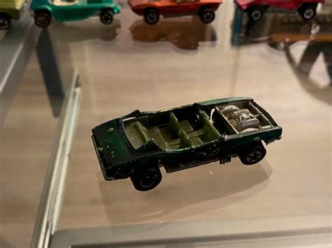 Vintage Hot Wheels Redline Green Custom Camaro Mattel Inc Hong Kong Etsy