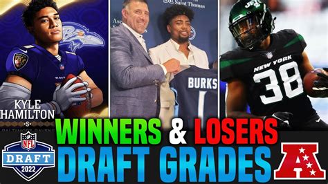 Nfl Draft Grades Afc Draft Class Youtube