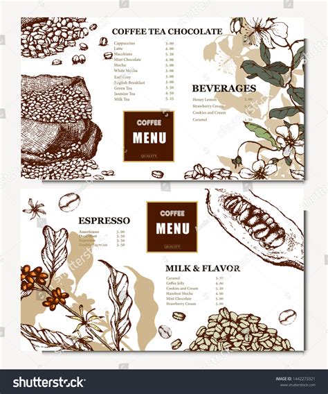 Coffee Illustration On Label Packaging Design Stock Vector (Royalty ...