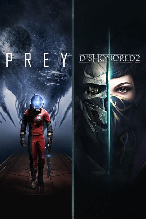 Prey Dishonored Bundle Xbox One Box Cover Art Mobygames