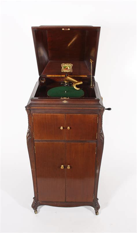 Bonhams A Good Hmv Model 13 Cabinet Grand Gramophone Circa 1926