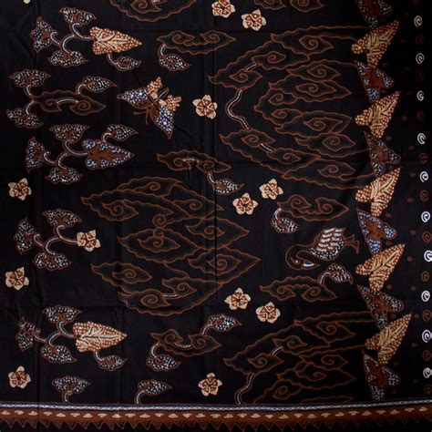 Kain Batik Tulis Mega Mendung Hitam Katun Primisima Meter Batik Salma