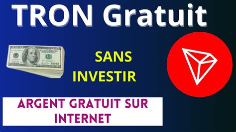 Tron Gratuit Sans Investir Gagnez De L Argent Avec Votre Telephone