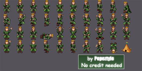 The Spriters Resource Full Sheet View Final Fantasy 6 Customs Leo