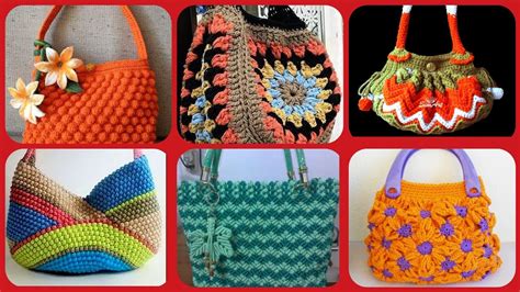 Bellisimas Carteras A Crochet Coloridas Paso A Paso Cursos