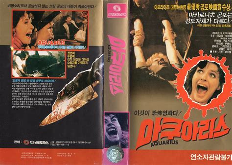 Seoul Korea Vintage VHS Cover Art For Giallo Cult Fave Aquarius A K