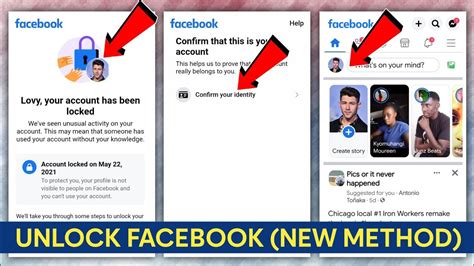 How To Unlock Facebook Account Your Account Has Been Locked