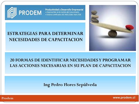 Estrategias Para Determinar Necesidades De Capacitacion By Pedro Flores