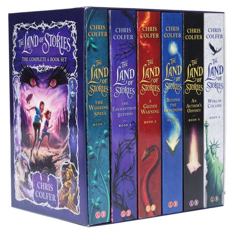 land  stories series  chris colfer  books collection set