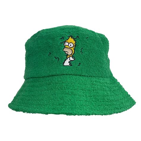 Green Hedges Terry Towel Bucket Hat Uncle Reco