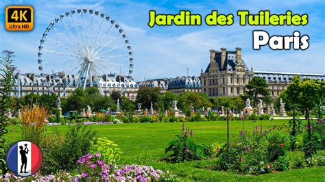 Paris Jardin Des Tuileries Complete Amazing Walking Tour K Fps