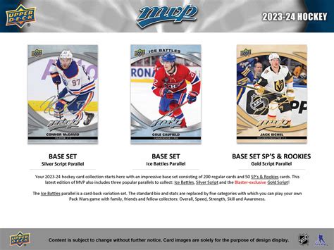 Upper Deck Mvp Nhl Hockey Cards Retail