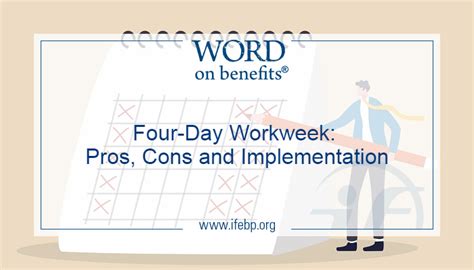 Four Day Workweek Pros Cons And Implementation Word On Benefits