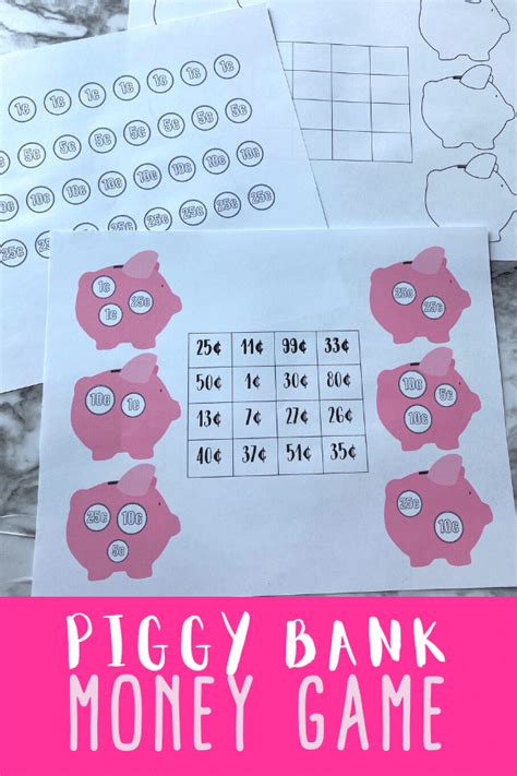 Piggy Bank Money Practice Game | Free Homeschool Deals