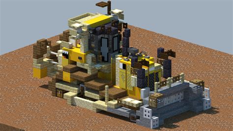 Cat D8t Dozer With Download Minecraft Map