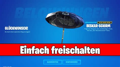 Einfach Gratis Gleiter In Fortnite Freischalten Fortnite Mandos