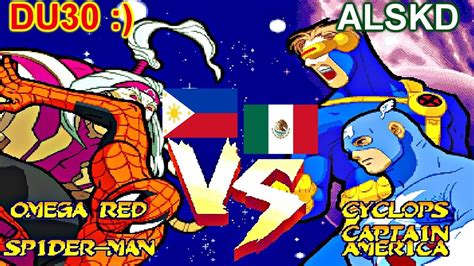 Marvel Super Heroes Vs Street Fighter DU30 Vs ALSKD FT5 YouTube