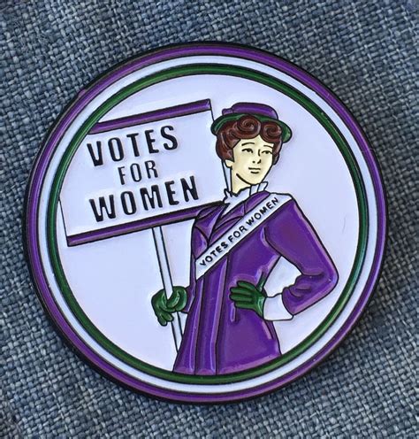 Votes For Women Suffragette Power Pin Suffrage Enamel Pin Etsy