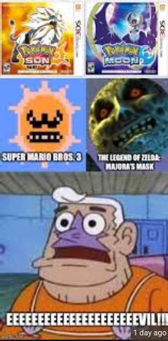 Mermaid Man Evil Meme