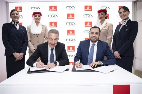 Emirates et ITA Airways renforcent leur partenariat codifié