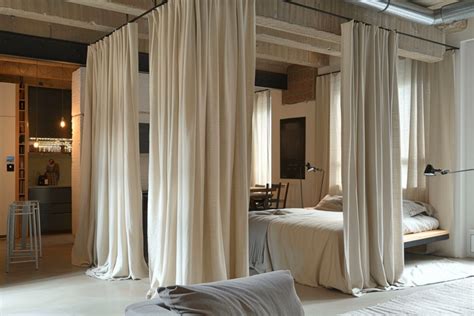 Curtain Room Divider Ideas - TheHues