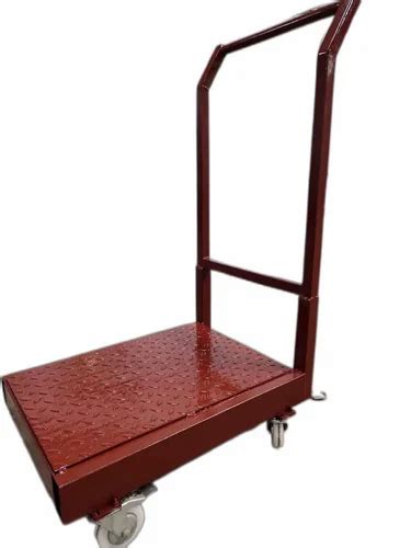 Red Stainless Steel Industrial Trolley For Carry Load At Rs 5000 In