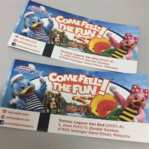 Sunway Lagoon Adult Ticket X2 Tickets Vouchers Event Tickets On