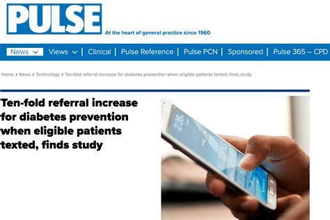 Meddbase In Pulse Ten Fold Referral Increase For Diabetes Prevention