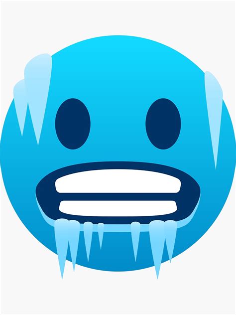 JoyPixels Cold Face Emoji Sticker For Sale By JoyPixels Inc Redbubble