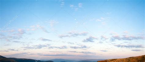 Sunrise blue sky panorama — Stock Photo © wildman #4507753