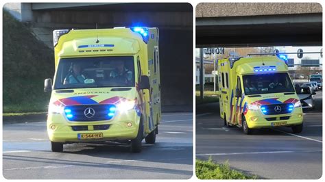 Ambulances MMT En Politie Met Spoed In Zuid Holland Zuid Rotterdam