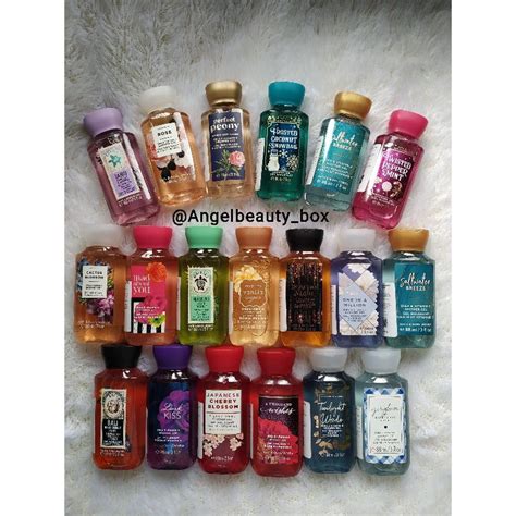 Bbw Bath And Body Works Shower Gel Travel Size Ml Shopee Indonesia