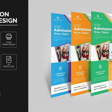 School Admission Flyer Admission Open Flyer Template Corporate Identity