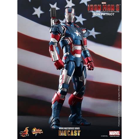 Hot Toys MMS195D1 鋼鐵人3 鋼鐵愛國者 合金版本 蝦皮購物