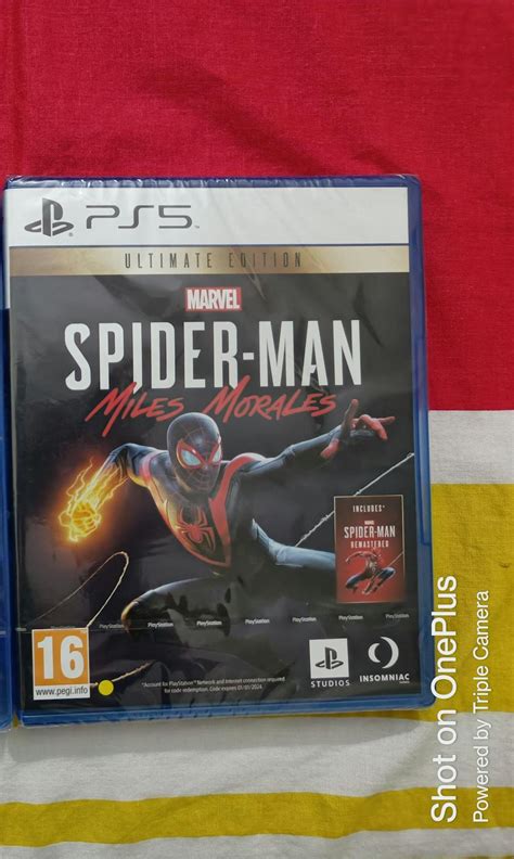 PS5 Marvel's Spiderman Miles morales Ultimate Edition