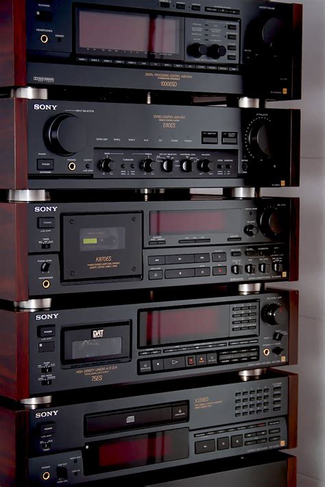 Sony ES System With Rosewood Panels Classic ES With Rosewo Flickr