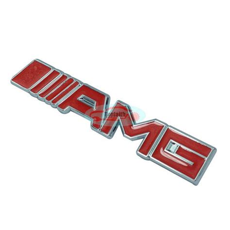 Buy Red Metal Hood Front Grille Grill Badge Emblem For Amg E S