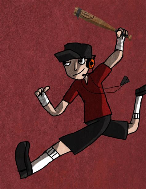 tf2 scout fan art by purplekolton on deviantART