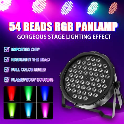 Pcs Par Rgb Stage Light Spot Light Led Par Light Rgb Disco Light