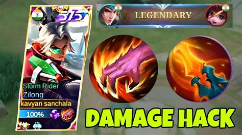 Zilong New Damage Hack Lifesteal Hyper Combination Is Here Must Try